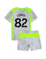 Manchester City Rico Lewis #82 Kolmaspaita Lasten 2025-26 Lyhythihainen (+ shortsit)
